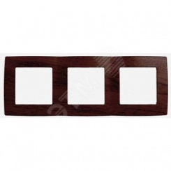 Рамка на 3 поста, Эра12, венге, 12-5003-10