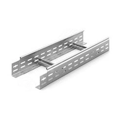 Лестничный лоток замковый 200х80х3000, толщина 1,5 мм, Сендзимир цинк Лестничный лоток замковый 200х80х3000, толщина 1,5 мм, Сендзимир цинк