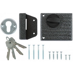 Замок накладной Зенит ЗН1-2, серебро Замок накладной Зенит ЗН1-2, серебро