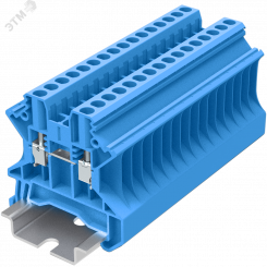 Клемма TU 1-1 винтовая, сечение 2,5 мм. кв., синяя