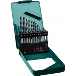 Набор сверл по металлу HSS-G 13шт(1.5-6.5мм), сталь М2(S6-5-2) Набор сверл по металлу HSS-G 13шт(1.5-6.5мм), сталь М2(S6-5-2)