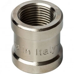 Муфта ВВ никелированная 3/8' Муфта ВВ никелированная 3/8'