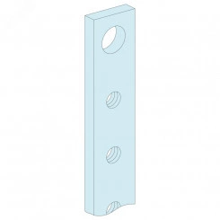 4 ШИНЫ С РЕЗЬБОВЫМИ ОТВЕРСТИЯМИ, 160 A, 1000 ММ