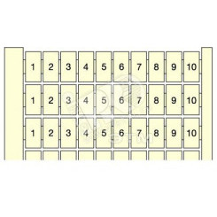 Маркировка клемм (101 A 200) RC610 горизонтальная