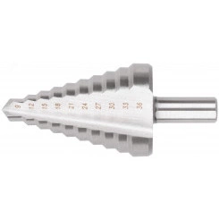 Сверло ступенчатое HSS (Р6М5) по металлу, 9 ступеней, 9-36 мм Сверло ступенчатое HSS (Р6М5) по металлу, 9 ступеней, 9-36 мм