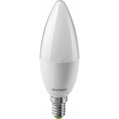 Лампа светодиодная LED 10вт E14 белый матовая свеча PROMO Лампа светодиодная LED 10вт E14 белый матовая свеча PROMO