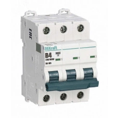 Выключатель автоматический3P 4A х-ка B ВА-105 10кА Выключатель автоматический3P 4A х-ка B ВА-105 10кА