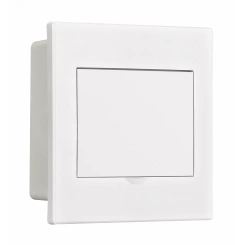 Корпус пластиковый встраиваемый белая дверь 1 ряд 6 мод. IP41 ЩРВ-П