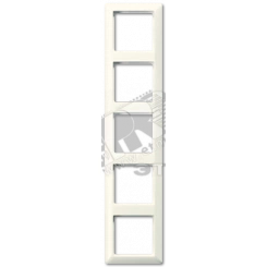 Рамка 5-я для горизонтальной/вертикальной установки  Серия- AS550  Материал- термопласт  Цвет- слоновая кость