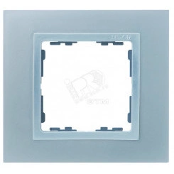 Рамка на 2 поста, S82N, алюминий - алюминий (металл им.) Рамка на 2 поста, S82N, алюминий - алюминий (металл им.)