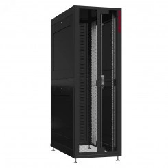 Шкаф серверный 24U 600х1070 передняя дверь: двустворчатая перфорированная IP20. задняя дверь: протект IP41. боковые панели: глухой металл. цвет: черный RAL9005 