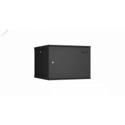 Шкаф настенный разборный 19', 9U, цельнометаллическая дверь, Ш600хВ436хГ600мм, 2 пары монтажных направляющих, черный Шкаф настенный разборный 19', 9U, цельнометаллическая дверь, Ш600хВ436хГ600мм, 2 пары монтажных направляющих, черный