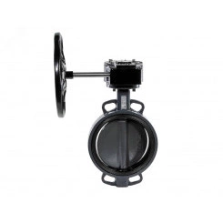 Затвор дисковый поворотный ЗДМ 04.16.300 PN16 DN 300 корпус GG25 диск - чугун GGG40 уплотнение EPDM управление - червячный