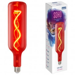 Лампа светодиодная SOHO LED-SF21-5W/SOHO/E27/CW RED GLS77RD Красная колба Спиральный филамент Лампа светодиодная SOHO LED-SF21-5W/SOHO/E27/CW RED GLS77RD Красная колба Спиральный филамент