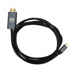 Кабель USB Type-C - HDMI, 2 м., черный